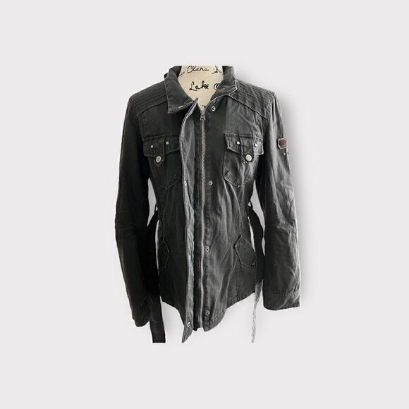 Buffalo 5 Women’s Heavyweight Poly/Cotton Zip-Up Snap Front Jacket Size Medium - Picture 2 of 15